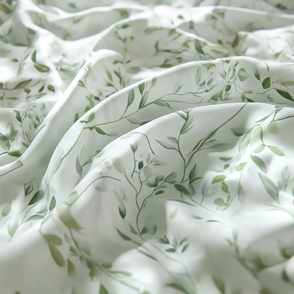 Cotton bedding, Ins style hand drawn plant pattern product renderings, home life social media account photos